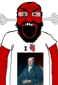 markiplier soyjak, science lover, angry, balding, beard, clothes, elias boudinot, glasses, hair, heart