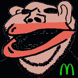 impish soyak ears, impish amerimutt, amerimutt, 3dgifmaker, animated, brown skin, ear, open mouth, soyjak, stubble