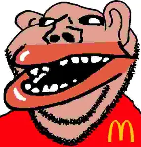 impish soyak ears, impish amerimutt, amerimutt, ear, lips, mutt, open mouth, soyjak, stubble
