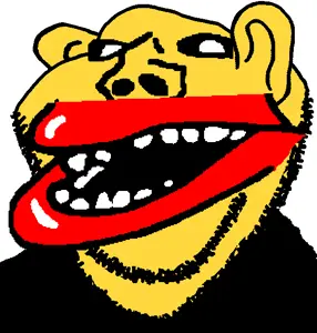 impish soyak ears, impish amerimutt, asiamutt, china, ear, lips, mutt, open mouth, soyjak, stubble