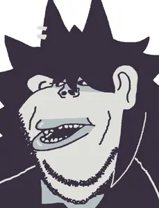 miss circle, impish soyak ears, impish amerimutt, amerimutt, black shirt, clothes, ear, fpegem, gray skin, hair
