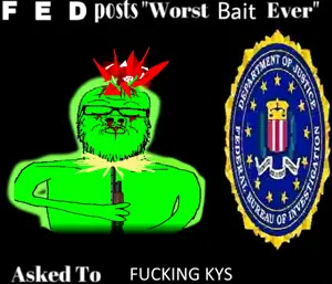 a24 slowburn soyjak, glowie, bait, blood, federal bureau of investigation, glowing, gun, shooting, shotgun, suicide