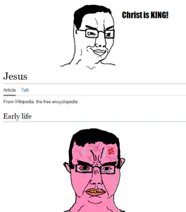 chudjak, chudjak front, angry, bloodshot eyes, early life, jesus christ, looking at you, red skin, smug, tear