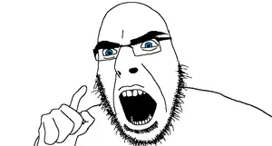 jobe smith, cobson, modern cobson, beard, blue eyes, glasses, open mouth, pointing, pointing up, stubble