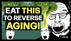 cobson, feraljak, 3soyjaks, broccoli, clickbait, food, glasses, open mouth, redraw, soyjak