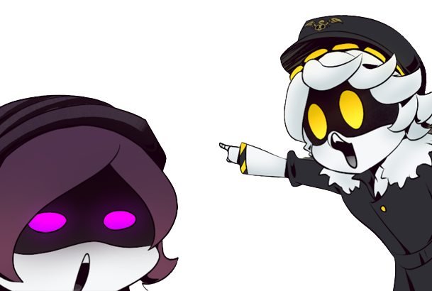 n (murder drones), two pointing soyjaks, clothes, coat, hair, hat, looking at you, not a fucking soyjak, not a soyjak, open mouth