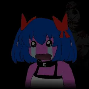 bury pink gril, rapeson, cobson, hornyson, rapeson, blood, dark, horny, pink skin, red eyes