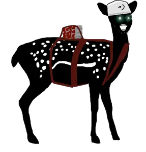 soyak, soyak (crazed), thougher, animal, black skin, bomb, clothes, crazed, deer, doe