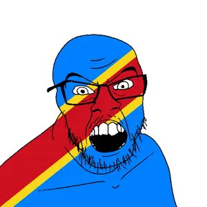 feraljak, angry, country, democratic republic of congo, flag, glasses, jacksepticeye, looking at you, mustache, open mouth
