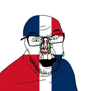 feraljak, angry, country, dominican republic, flag, glasses, jacksepticeye, looking at you, mustache, open mouth