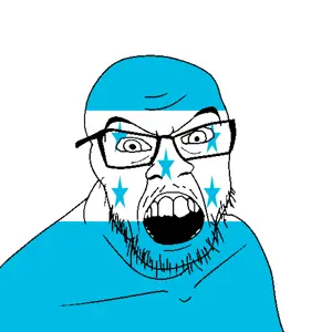 feraljak, angry, country, flag, glasses, honduras, jacksepticeye, looking at you, mustache, open mouth