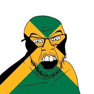 feraljak, angry, country, flag, glasses, jacksepticeye, jamaica, looking at you, mustache, open mouth