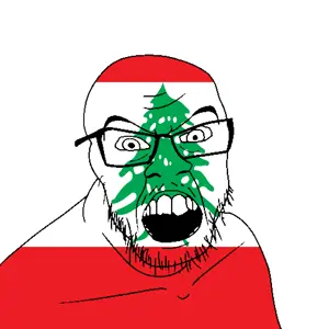feraljak, angry, country, flag, glasses, jacksepticeye, lebanon, looking at you, mustache, open mouth