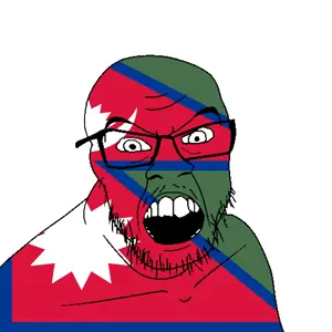 feraljak, angry, country, flag, glasses, jacksepticeye, looking at you, mustache, nepal, open mouth