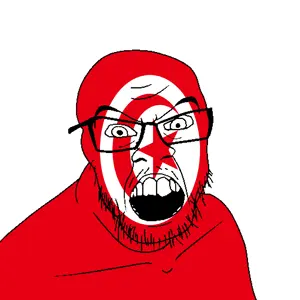 feraljak, angry, country, flag, glasses, jacksepticeye, looking at you, mustache, open mouth, soyjak