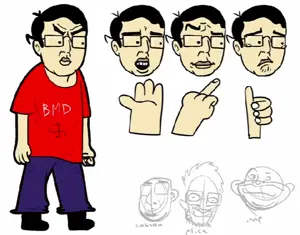 chudjak, cobson, impish soyak ears, markiplier soyjak, chud and friends, nazi flag, shirts