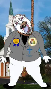bernd, hanging troonjak, troonjak, ack, award, badge, chain, christianity, clothes, fat
