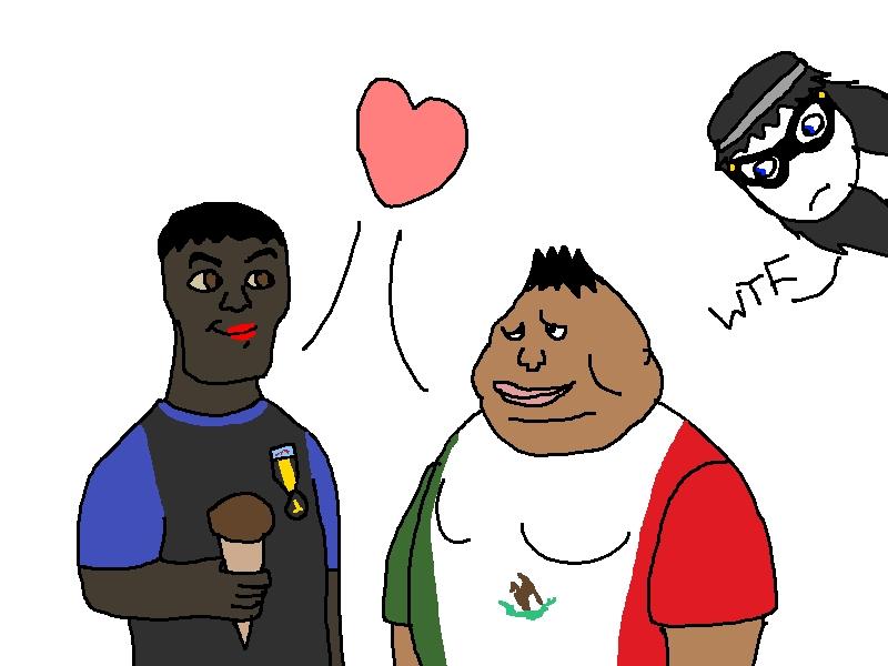 soytan, chudjak, meximutt, jartycuck, patrick, jartycuck, beanie, black skin, blue eyes, brown eyes