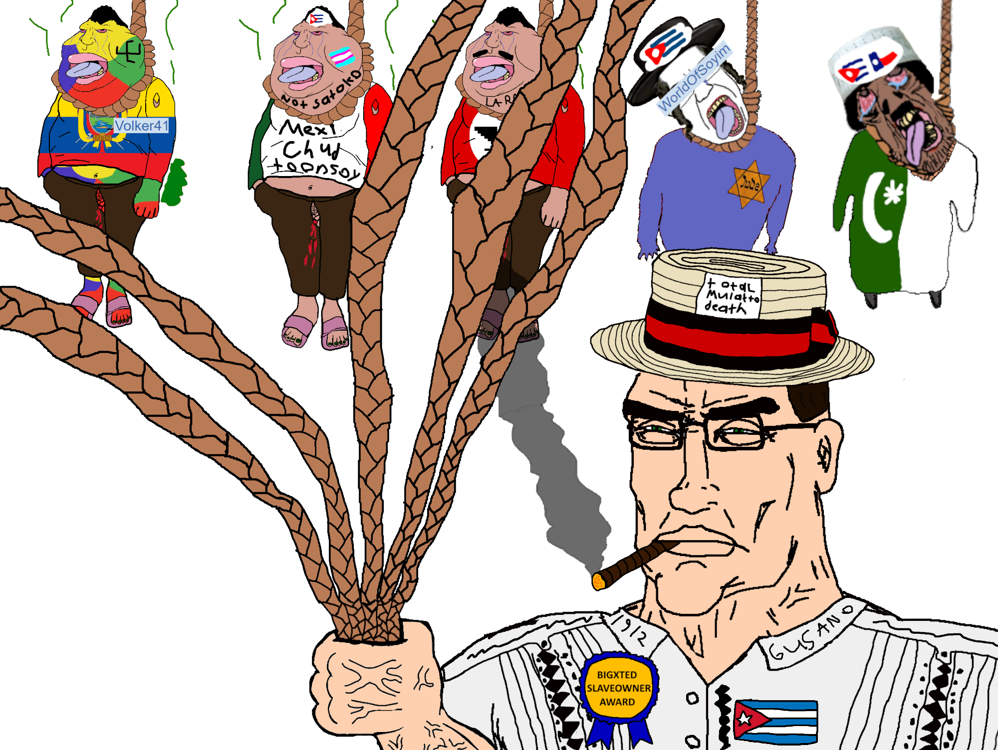 bernd, chudjak, meximutt, brunetto, hanging troonjak, perceptive chud, troonjak, ack, autism, bloodshot eyes