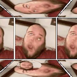 fatjak, fatjak irl, 2019, 3dgifmaker, 70000, animated, beard, closed mouth, clothes, fat