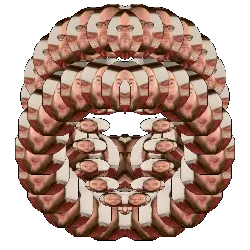 fatjak, fatjak irl, 2019, 3dgifmaker, animated, beard, closed mouth, clothes, distorted, fat