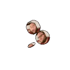 fatjak, fatjak irl, 2019, 3dgifmaker, animated, beard, closed mouth, clothes, distorted, fat