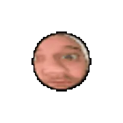 fatjak, fatjak irl, 2019, 3dgifmaker, animated, beard, closed mouth, clothes, distorted, fat