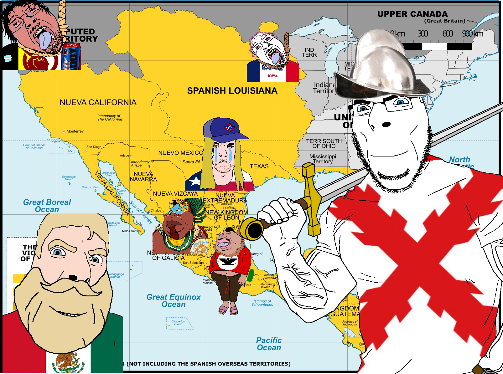 bernd, meximutt, unknown, troonjak, 7soyjaks, american indian movement, aztec, baja california, beard, bloodshot eyes