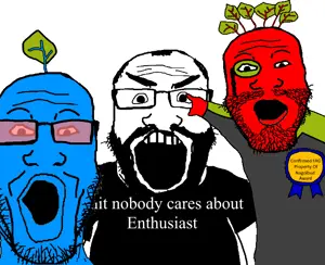 markiplier soyjak, two pointing soyjaks, blue skin, logan, red skin, schlog, soyjak blog, broot