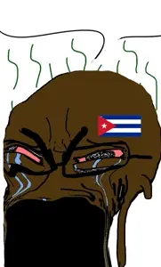 soyak, selfish little fuck, bloodshot eyes, crying, cuba, cuba vs puerto rico, distorted, glasses, monkey, nigger