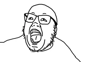 sectionalism, unknown, bald, fat, glasses, gunnar, open mouth, stubble