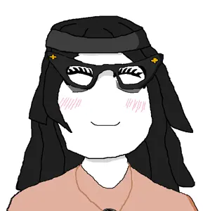 soytan, :3, ^ ^, beanie, blue eyes, clothes, glasses, hair, hat, necklace