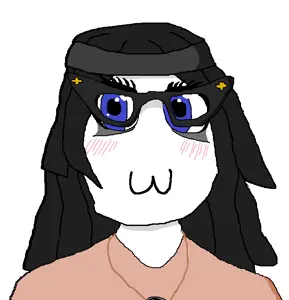 soytan, :3, ^ ^, animated, blue eyes, blush, closed mouth, cute, drink, female