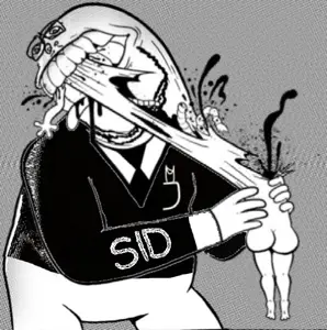 sidson, blood, cannibalism, clothes, glasses, suit, teeth