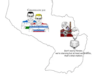 bernd, chudjak, gapejak, chudjak front, muscular chud, wholesome soyjak, chud, looking at you, nietzsche, paraguay