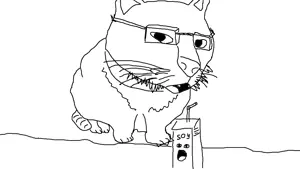 animal, cat, cat ears, catjak, drink, ear, ears, feline, glasses, kitty
