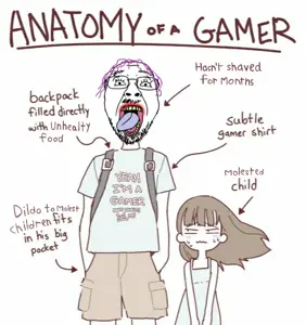 bernd, chudjak, anatomy, anti chan, arm, child, chud, closed mouth, clothes, female