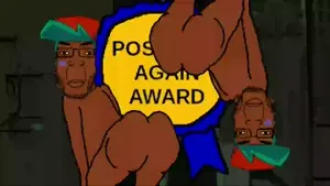 esl fnf pedo, chudjak, markiplier soyjak, chudplier, slopjak, animated, award, esl, map, music