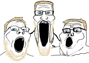 gapejak, markiplier soyjak, tony soprano soyjak, aryan, soyjak trio, aryan soyjaks, 3soyjaks, a10 eyes, blue eyes, glasses