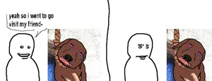 bernd, hanging troonjak, troonjak, ack, animal, bloodshot eyes, crying, dog, dog ear, ear