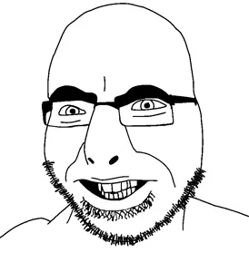 Lawnmower man soyjak 2.png