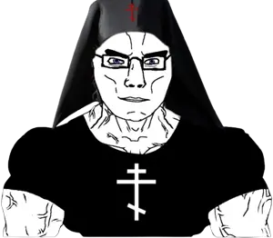 chudjak, chudjak front, muscular chud, buff, christian cross, christian identity, christianity, clothes, eastern orthodox, glasses