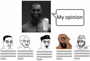 gigachad, chudjak, gapejak, soyak, mustached gapejak, soyak (concerned), 5soyjaks, alcohol, angry, arm