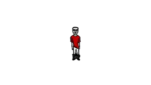 chudjak, chudjak front, angry, arm, clothes, full body, glasses, hair, leg, looking at you