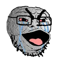et, cryboy et, bloodshot eyes, bushy eyebrows, crying, glasses, moon, open mouth, saturn, solar system