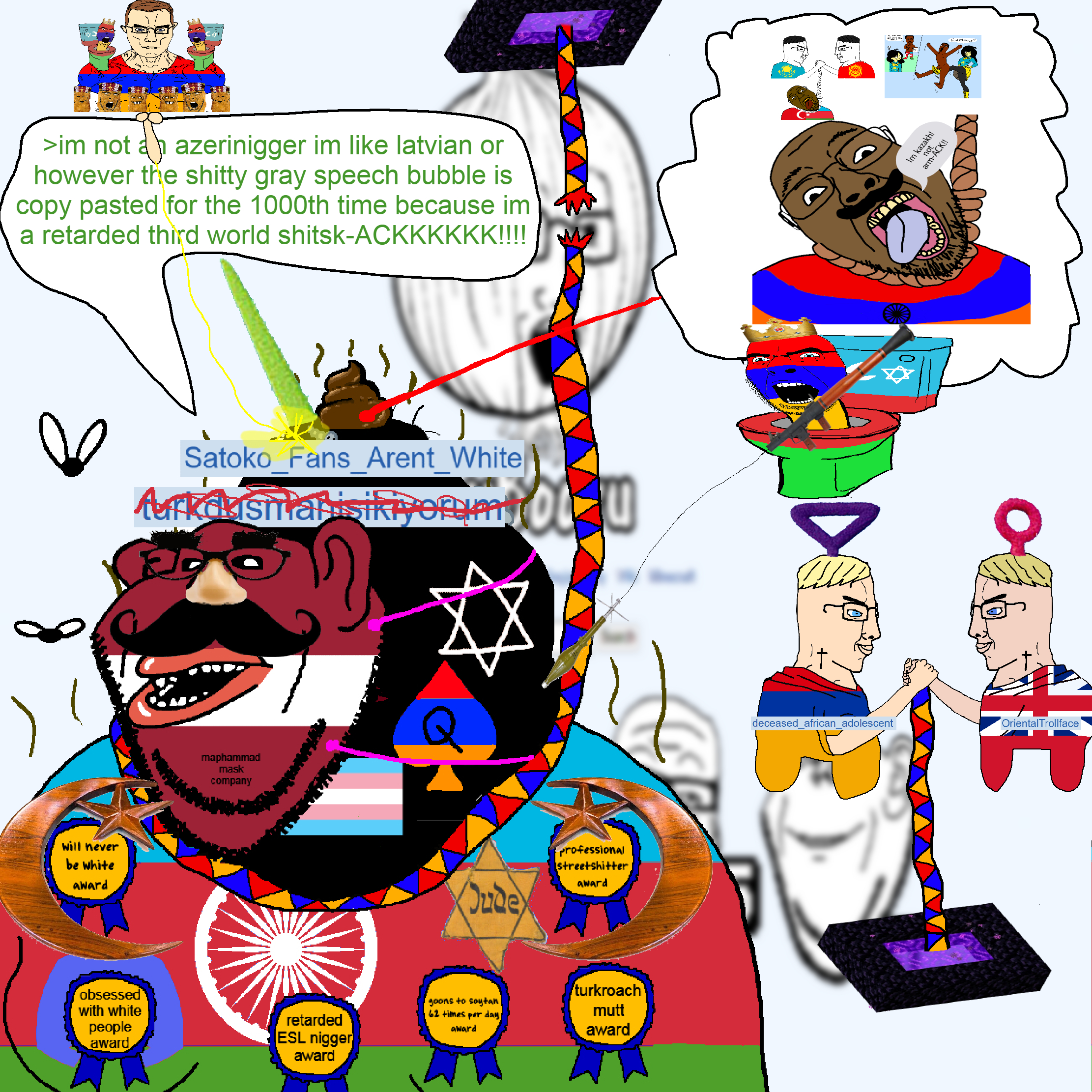 a24 slowburn soyjak, bernd, chudjak, cobson, impish soyak ears, meximutt, chudjak front, hanging troonjak, impish amerimutt, troonjak
