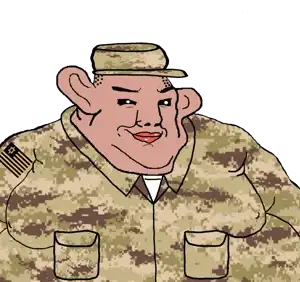 chudjak, chudjak amerimutt, amerimutt, camouflage, clothes, hat, lips, mutt, pocket, soldier