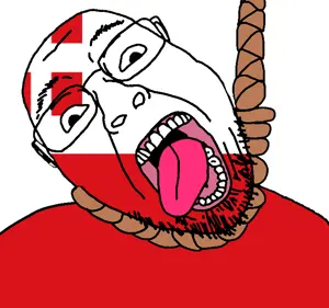 bernd, hanging troonjak, troonjak, ack, flag, glasses, hair, hanging, netherlands, open mouth