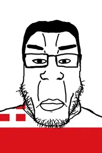 chudjak, markiplier soyjak, chudplier, closed mouth, flag, glasses, hair, lips, merge, netherlands