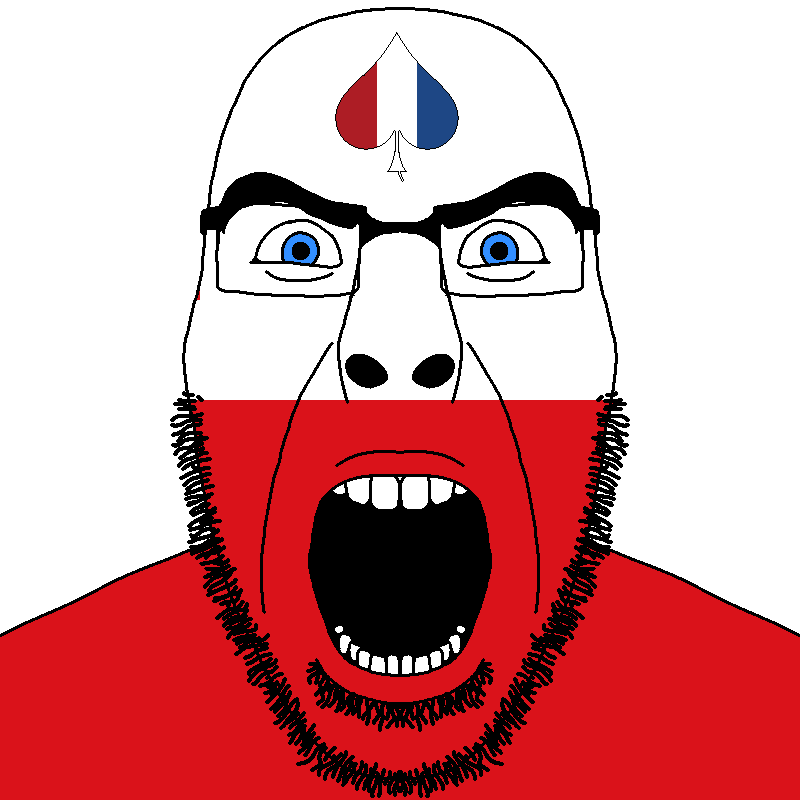 cobson, cobson front2, angry, beard, bushy eyebrows, facial mark, flag, forehead mark, glasses, looking at you